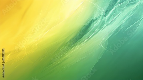 Gradient emerald to light yellow backdrop