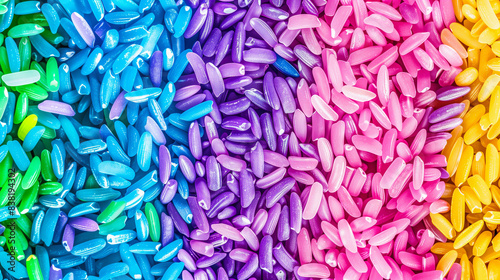 colourful carbs, safe food dye rice
