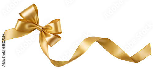 ribbon bows on a transparent background