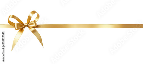 ribbon bows on a transparent background