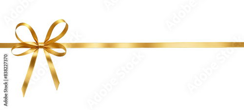 ribbon bows on a transparent background