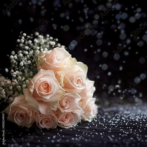 rose, bukiet, kwiat, godowy, rose, kwiat, kocham, beuty, roz, narzeczona, celebracja, charakter, kwiat, dar, kwiatowy, romans, kiść, weselny, nastrojowy, roślin, piękne, kwiat, małżeństwa, doba