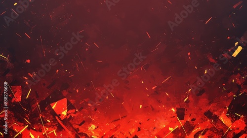 black and red dark background fire flame texture and smoke energetic anime vibes