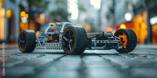 Electric Vehicle Chassis for Undercarriage Applications. Concept Automotive Industry, Electric Vehicles, Chassis Design, Undercarriage Applications, Sustainability