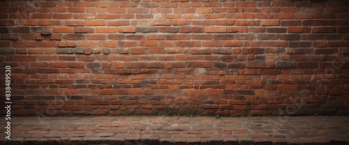 Old brick wall texture as a background Abstract backdrop.