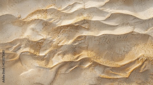 The intricate details of a sloping dune revealing the subtle changes in texture and color as the sand shifts and settles