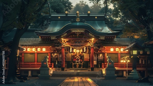 Vibrant Japanese Shrines and Festival Moments