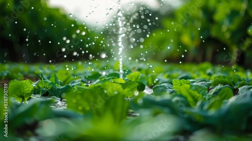 Innovative water management techniques such as rainwater harvesting and drip irrigation used to preserve this valuable resource on the farm.