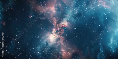 Space scene with stars