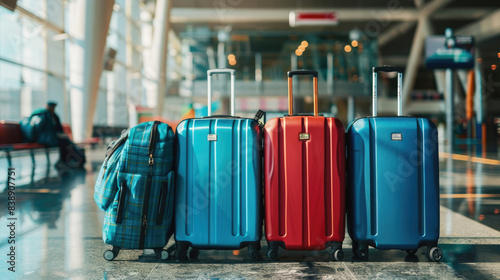 Organizing Business Trips and Holiday Flights with Luggage at Airport