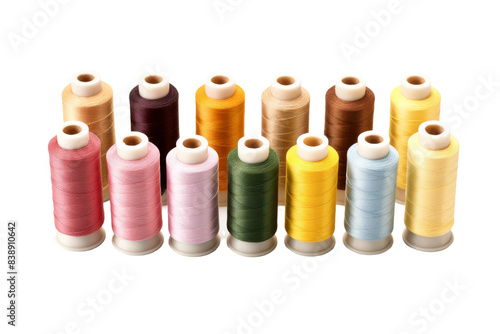 Symphony of Threads on a White or Clear Surface PNG Transparent Background.