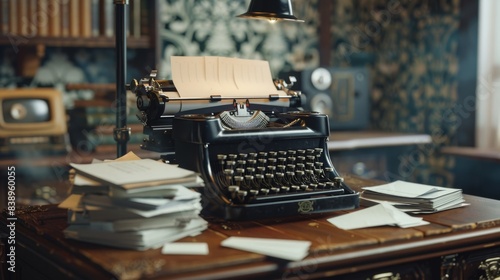 The Vintage Typewriter Desk
