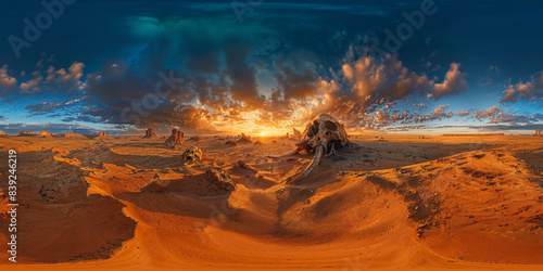 Graveyard dunes v4 8K VR 360 spherical panorama 