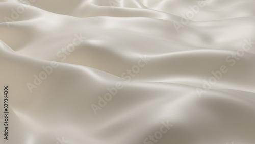 The luxury of fabric texture background, Cloth soft wave. Creases of satin, silk, and smooth elegant cotton. Closeup of rippled silk fabric with high resolution. Luxurious background. 3d rendering