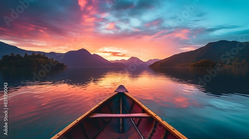 A guide on solo travel adventures, highlighting the lake at sunset as a must-visit for solo travelers.
