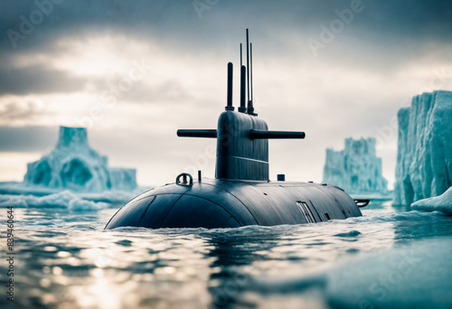 Sottomarino militare nel mar artico I
