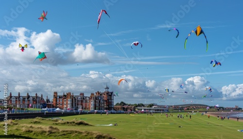 Kite-flying bliss at the St Annes Beach promenade: A snapshot of the St Annes Kite Festival in Lanca