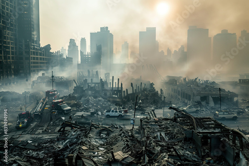 City after a firestorm