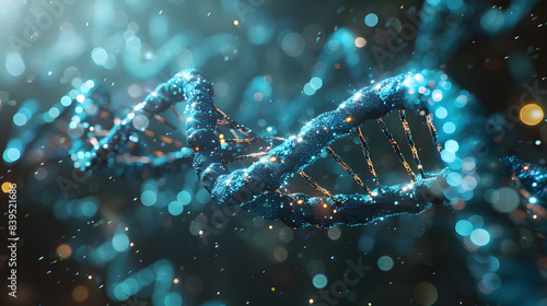DNA gene background science helix cell genetic medical biotechnology biology bio. Technology gene