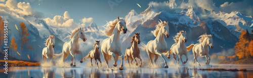 8 of horses, use for Feng Shui
