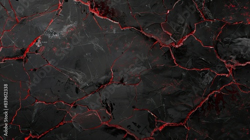 wallpaper background is black with abstract red cracks carbon