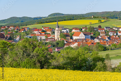 Blick auf die Altstadt von Fladungen in der Rhön