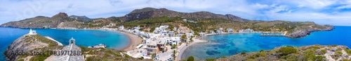 Kapsali village at Kithera island in Greece.