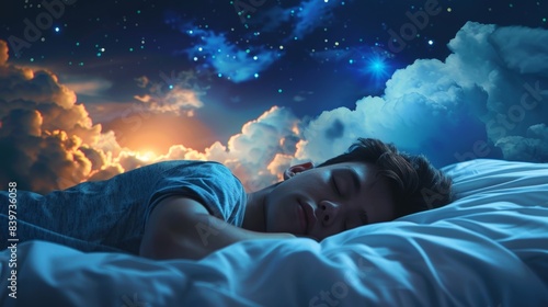 A person sleeping peacefully illustrating the significance of quality sleep for brain health and overall wellness