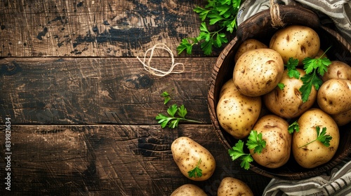 Potatoes are starchy tubers consumed worldwide in various forms, such as mashed, baked, or fried. 