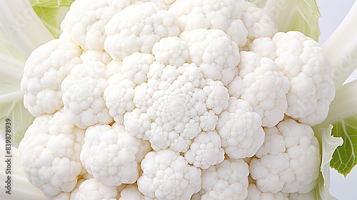 close background cauliflower white