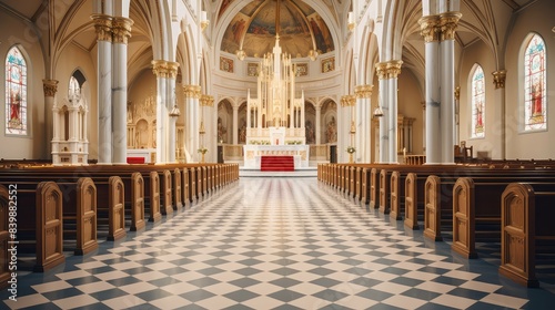 sanctuary catholic church interior