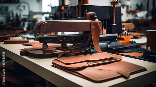 leather die cutting press equipment
