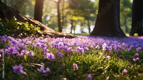 violet light purple flowers