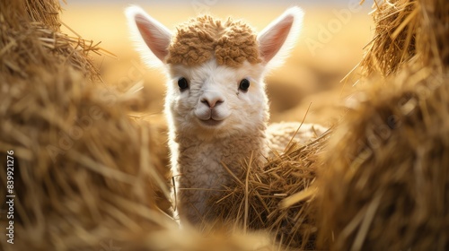 bale funny alpaca farm