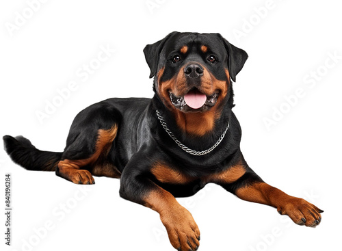 dog, Rottweiler, isolate on white background.