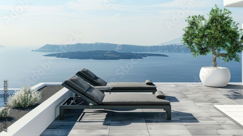 Aegean Serenity: Lounging With a View of the Greek Islands