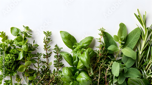 png plant herbs ingredient vegetable isolated on white background, space for captions, png