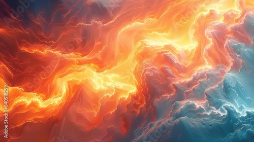 Firestorm Fiery abstract, Fire and Ice Fire and brimstone Evokes power and intensity