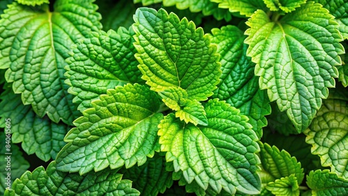 Close-up of vibrant green patchouli leaves, patchouli, pogostemon cablin, green, leaves, close-up, botanical, nature, aromatic, herbal, foliage, texture, vibrant, organic, natural, plant