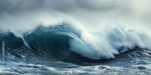 Enormous waves in the North Atlantic Ocean, Generative AI