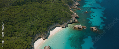 Aerial Beach - sea Landscape