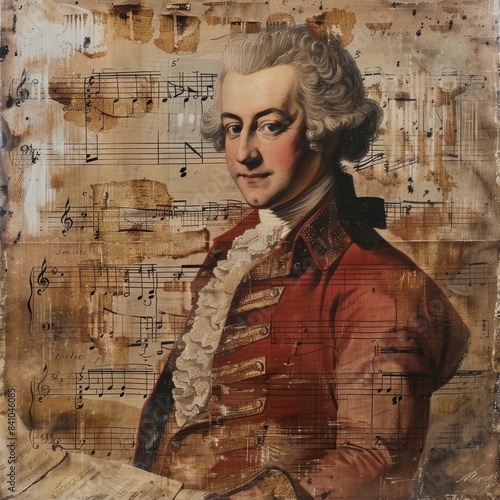 A creative soul, an inspiring immersion into the world of Wolfgang Amadeus Mozart music, where every note is filled with genius and passion, a great composer and musician.