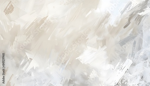 Abstract Beige & Gray Brushstroke Background