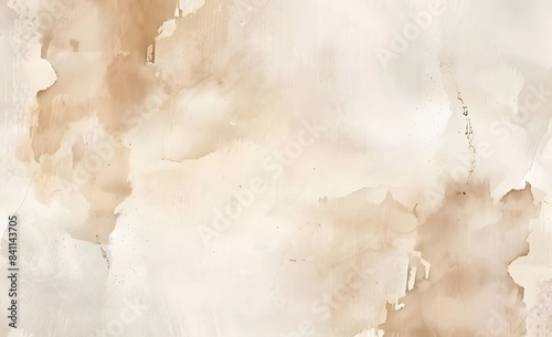 Light Beige Watercolor Background Vintage Minimalist