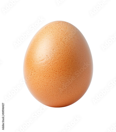 Single Brown Egg Isolated Transparent PNG cutout