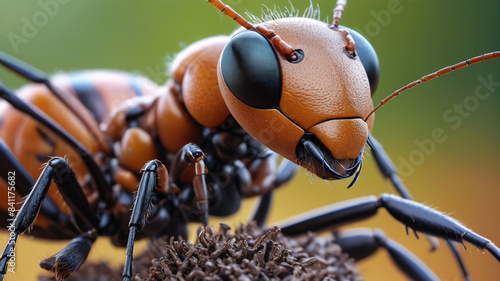 Highness of the Formic World: Ant Queen Governing With Grace and Authority, Generative AI