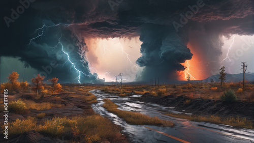 Severe Weather Patterns: Nature's Wrath Unleashed, Humanity's Struggle for Survival, Generative AI