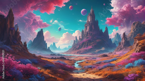 Dreamscape Odyssey: Traversing the landscapes of dreams where imagination reigns supreme and reality bends to the will of the subconscious mind, Generative AI