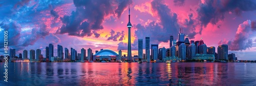 Toronto Skyline with CN Tower