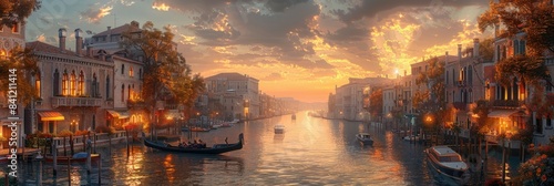 Venice Canals at Sunrise